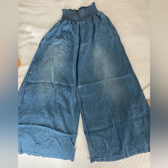 Oli & Hali Blue Wide Leg Jeans - Picture 5 of 8
